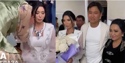 Гульзира Айдарбекова подарила будущей невестке серьги
